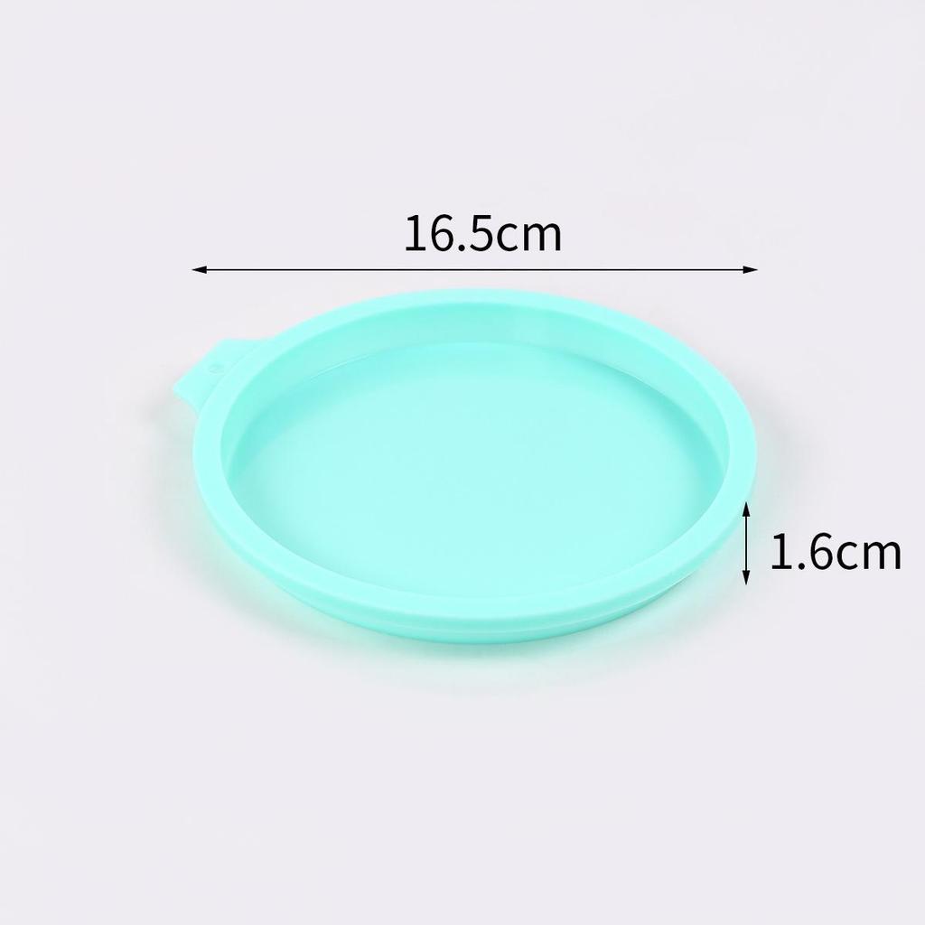 Silicone Round Chiffon Cake Mold, 4/6/8 Inch, No-Cut Layer, Oven & Mousse Baking Pan.