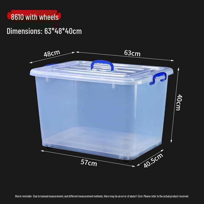 3D Printer Filament Storage Box - Thickened, Transparent, Large Capacity, Rectangular Household Container