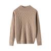 Women's thickened pullover semi-turtleneck autumn and winter new loose and lazy wind knitted sweater women's twist bottoming shirt