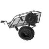 Metal RC Bucket Trailer Simulation Trailing Car for TRX4 D90 SCX10 CC01 110 DIY PartsBlack