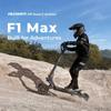 Ausom F1 Max Elektroroller, 60V Doppelmotor 1400W×2, 20 km/h Höchstgeschwindigkeit, 100 km Maximale Reichweite, Hydraulische Scheibenbremsen, 150 kg Tragfähigkeit