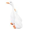 Entenskulptur Simulierte Regenfeste Harz-Enten- und Entkükenstatue für Gartendekor