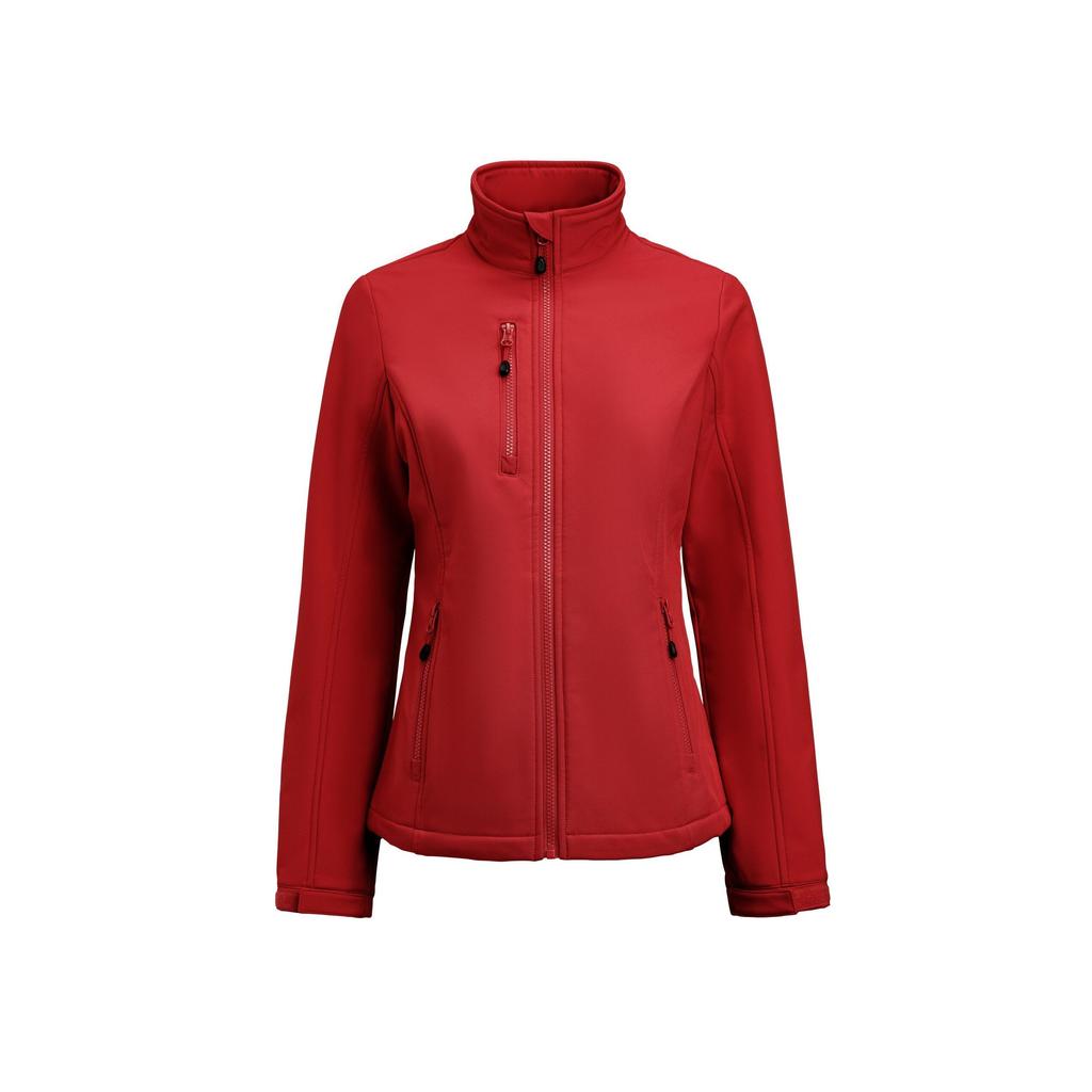 Printer RED Womens/Ladies Airwalk Soft Shell Jacket