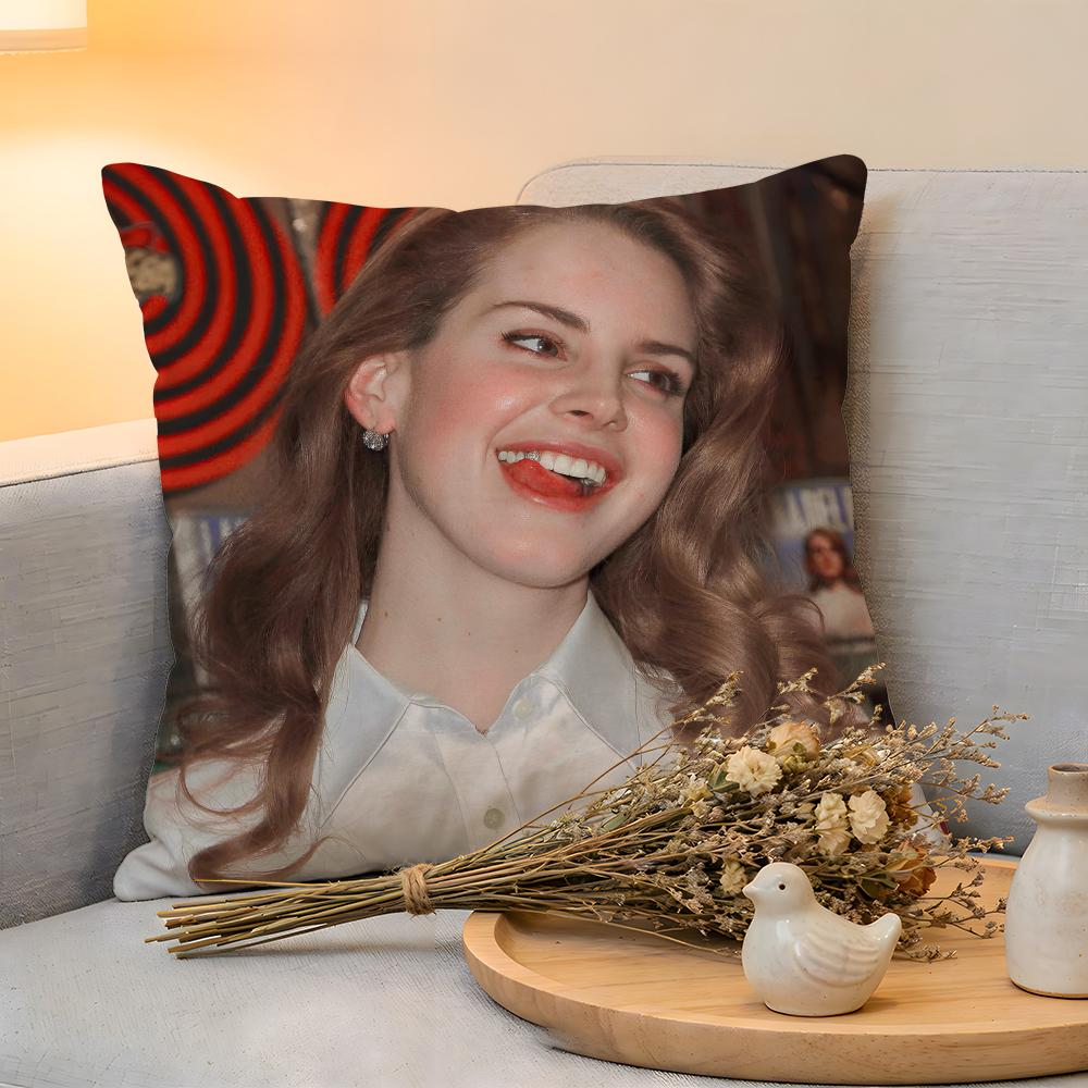 

Cushion Cover Linen SkinFriendly Soft Decorative Case For Sofa Home Decor Hot Singer LLana DDel RReyS Pillow cover 30x30cm