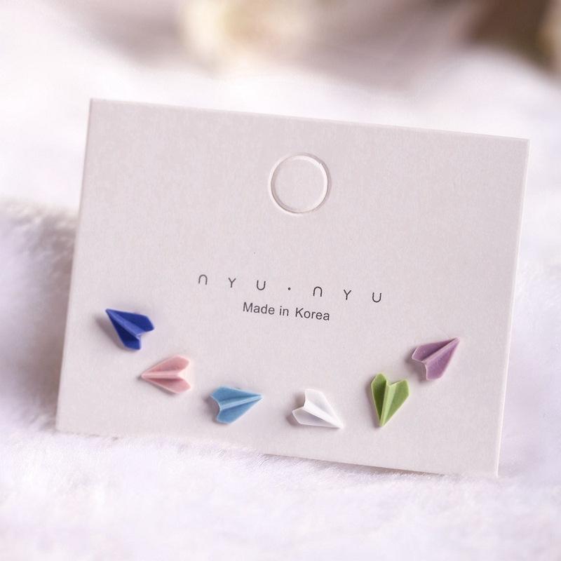 New ceramic jewelry, cute and fresh earrings, ear piercing care, no need to remove earrings when sleeping, gift for female students, steel pins