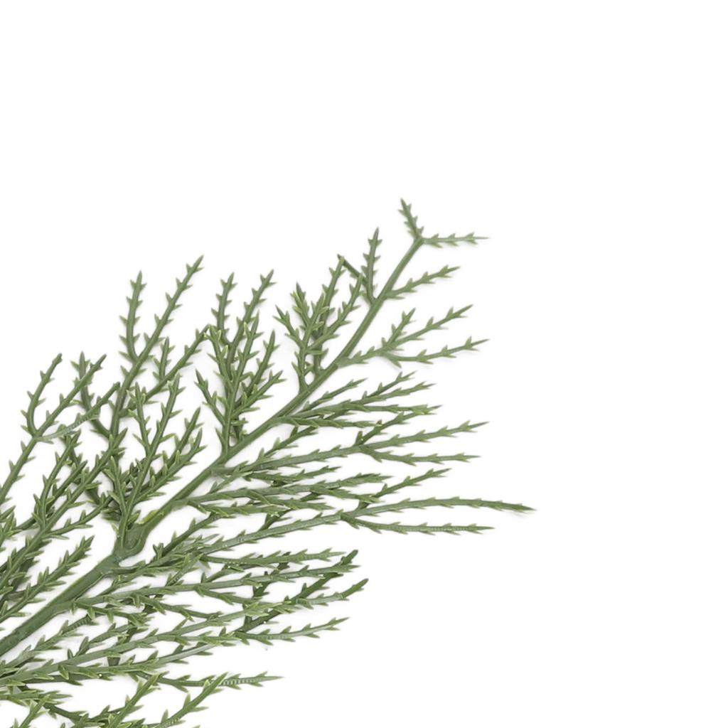 40 Pcs Artificial Pine Branches Fake Christmas Faux Cedar Stems Faux Pine Picks Stems for Christmas Trees Garlands Bouquets