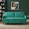 Turquoise Storage Sofa 172 X 78 X 87 Cm Polyester