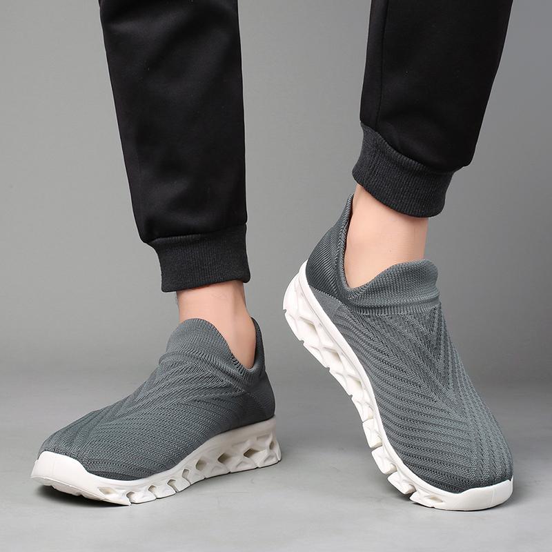 Мужская модная дышащая легкая уличная обувь для спорта и отдыха большого размера — фото 21