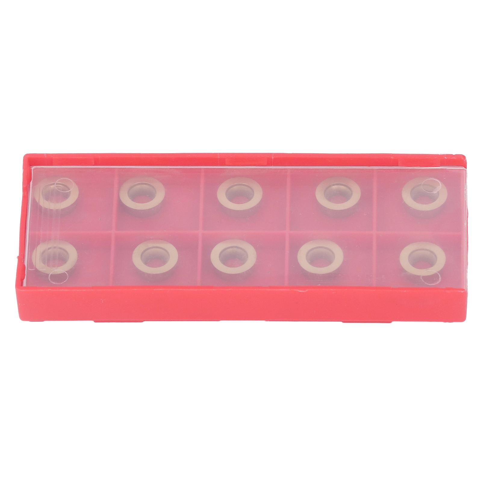 

10Pcs Turning Insert Carbide Blade Lathe Cutter Milling CNC Tool Set Kit RPMT1003