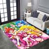 Pretty Cure Cartoon Rugs Are Suitable for Home Décor In Areas Such As Game Rooms, Bedrooms, Living Rooms, and Sofa Areas.