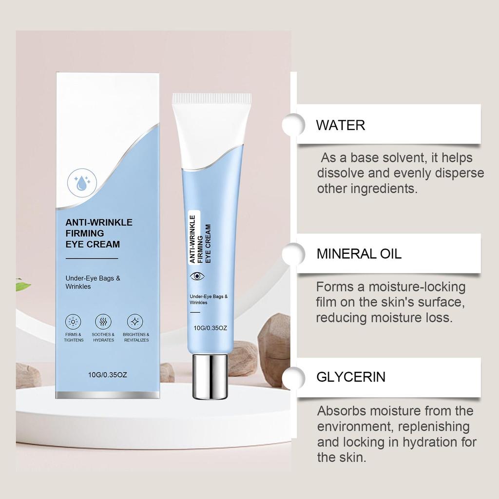 Elastic Eye Essence Cream Gentle Moisturizing Moisturizing Eye Cream Daily Soothing Eye Area Smooth Massage Eye Care Cream 1pc