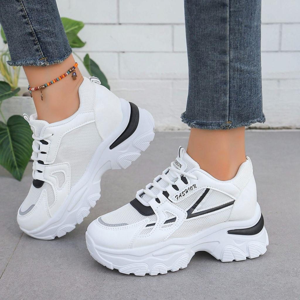 Fashion Women Sneakers 2025 Fashion Comfortable Vulcanized Shoes Women Summer Breathable Anti-slip Outdoor Sneakers Zapatos De Mujer