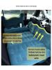 Universal Inflatable Car Bed - Rear Seat Flocking Sleep Pad with Cartoon Design