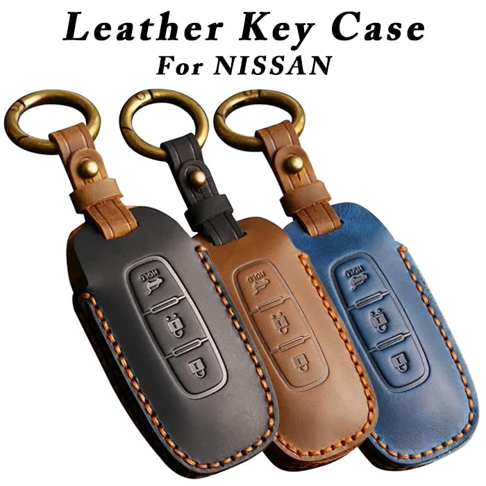Nissan Genuine Leather Key Case, Key Cover, Aria, Sakura, X-Trail, Serena, Lukes, Etc. 3