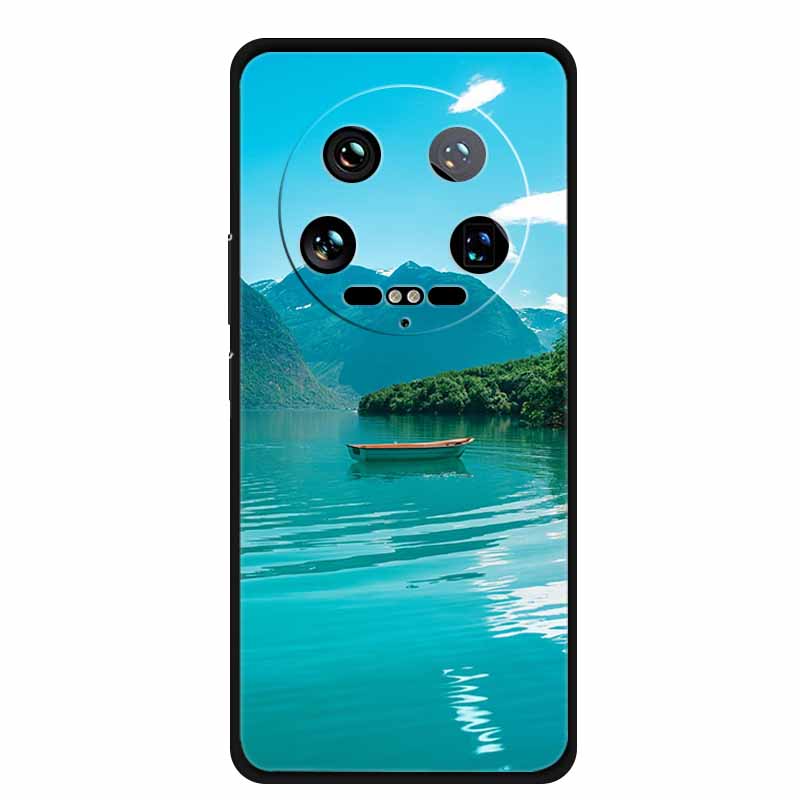 For Xiaomi 14 Ultra 5G Case 6.73''Animals Painted Silicone Soft TPU Coques for Xiaomi 14Ultra Shockproof Cover Shells Cool Wolf