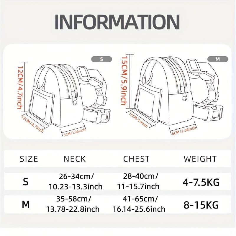 Velkokapacitní 2v1 hrudní a zádový batoh s vodítkem pro psy a kočky pro všechny potřeby vašeho mazlíčka