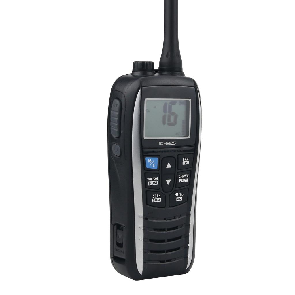 Waterproof IC-M25 5W 5KM VHF Marine Radio Marine Walkie Talkie VHF Handheld Transceiver