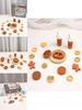 Funny Wooden Simulation Afternoon Tea And Cookie Coffee Children Toy Set For Interactive Learning