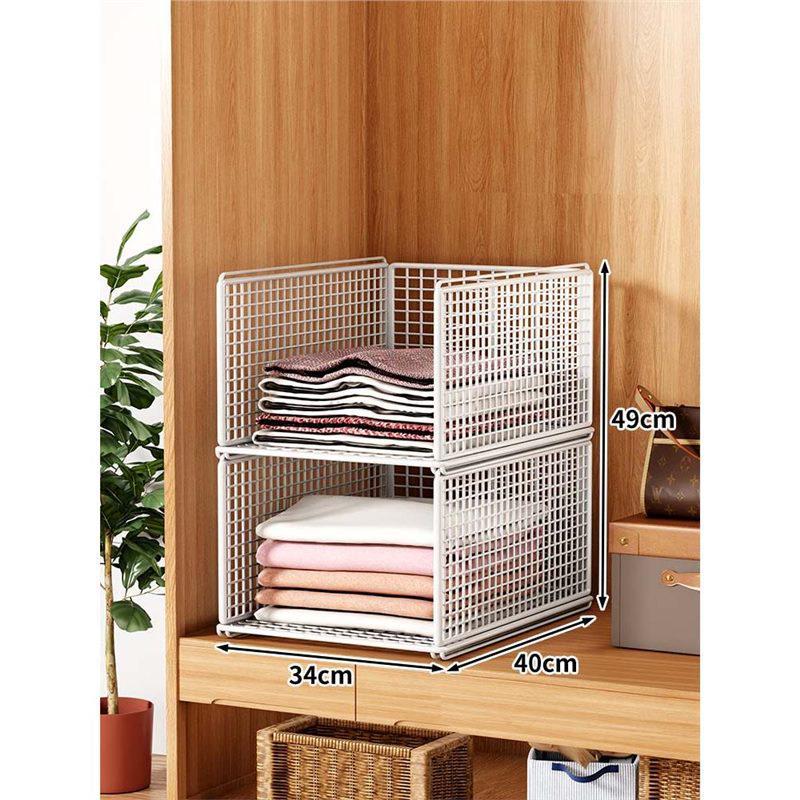 Organizator szaf: Warstwowe przegródki do przechowywania ubrań