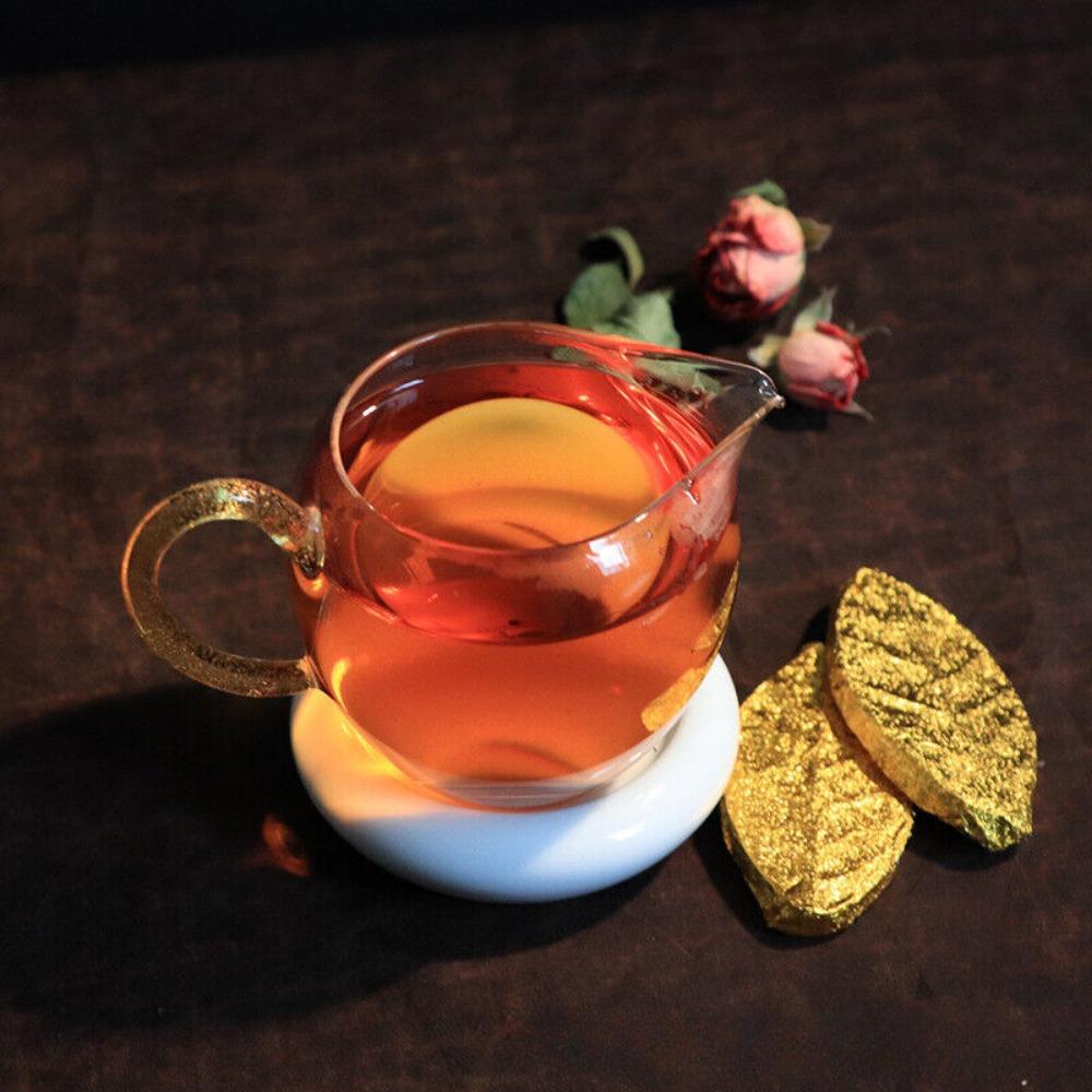 Premium Yunnan Pu-erh Golden Leaf Ripe Tea 500g from Menghai Ancient Trees