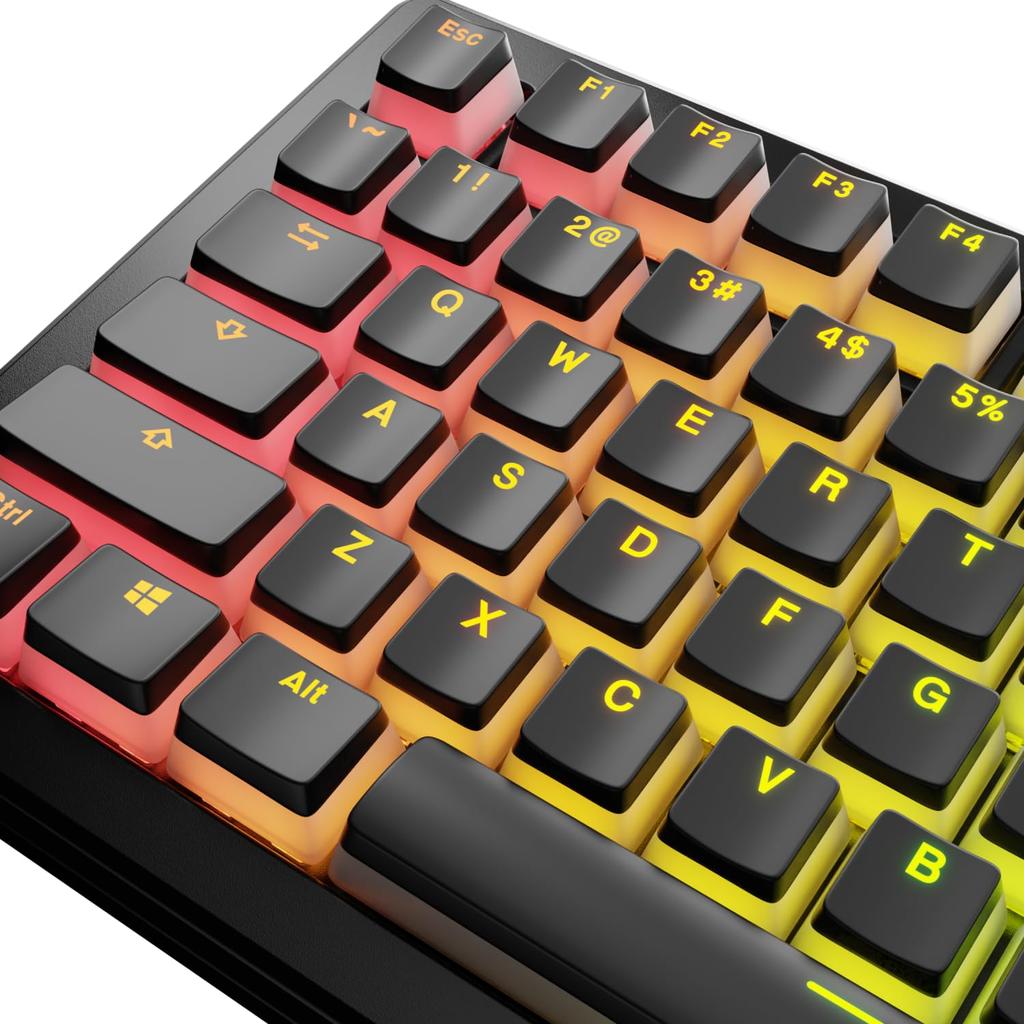 Glorious Aura V3 Keycaps Black US Retail KB0854 - - GLO-KB-ACC-KC-GPBT-AURA-BLK-US