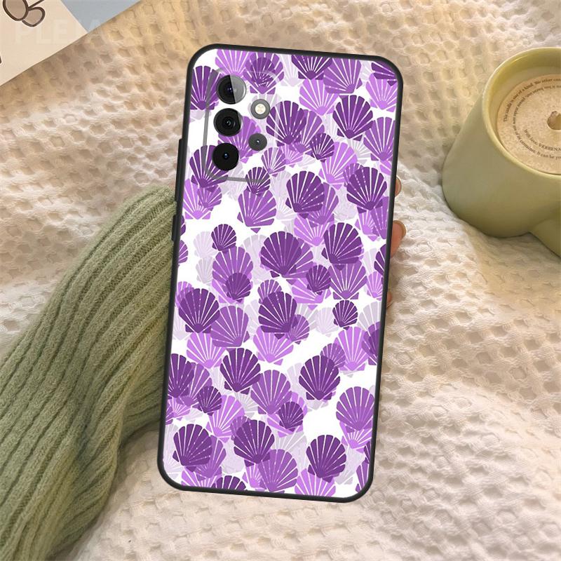 Seashell Shell Sea Art Case For Samsung Galaxy A16 A33 A36 A56 A26 A15 A55 A53 A35 A22 A32 A52 A54 A34 A14 A05 A06