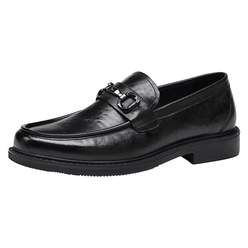 Red Dragonfly Men s Business Casual Leather Slip-On Loafers 42