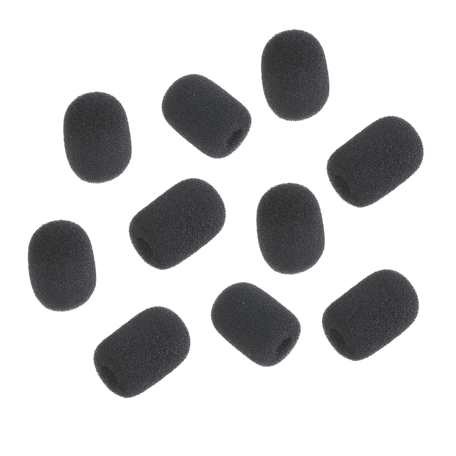 

Headset Microphone Windscreen Filter Windscreen Sponge Cover Shield Protector Replacement Lapel Mic Cover 8mm Diameter