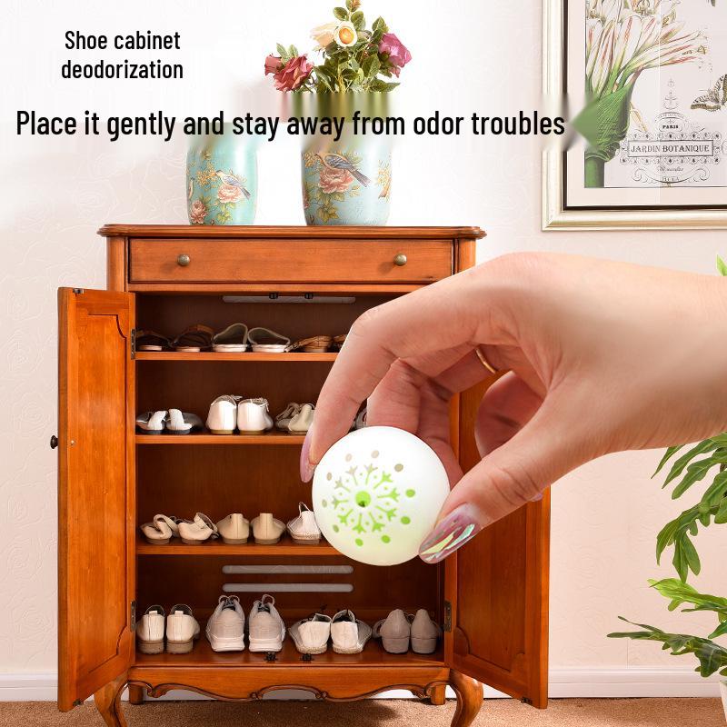 Portable Mini Deodorizing Ball for Shoes and Wardrobes