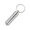 Keychain Capsule Box Portable Waterproof Elderly First Aid Pill Case Aluminum Alloy Health Care for Traveling Camping