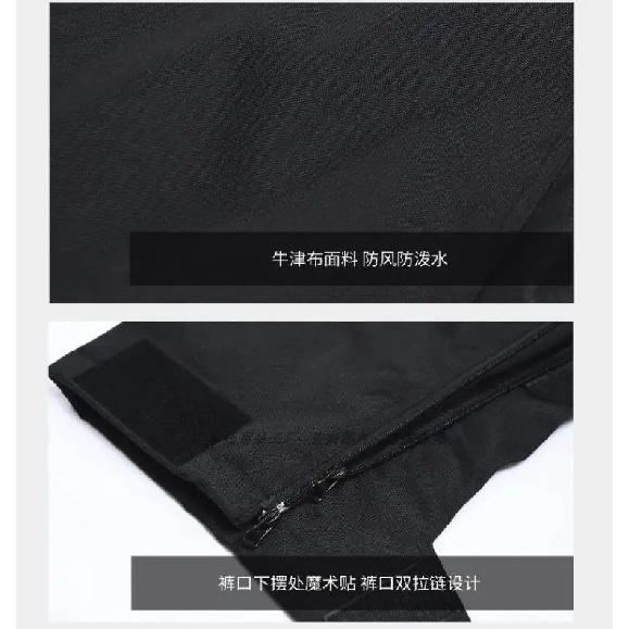 Wind-proof and warm-keeping equipment for motorcycle riding pants; fall-proof and quick-release pants in winter