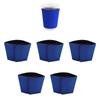 5PCS Reusable Coffee Cup Sleeve   Fastener Neoprene Insulated Cup Sleeve for Iced and Hot Drinks Beverages