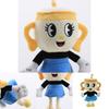 Adorable 9 Inch Cuphead Game Ms. Chalice Plush Figure Soft Stuffed Doll For Kids Gift