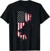 Deutscher Schäferhund Amerikanische Flagge Shirt USA Patriotischer Hund Lustiges Geschenk Unisex Unisex T-Shirt