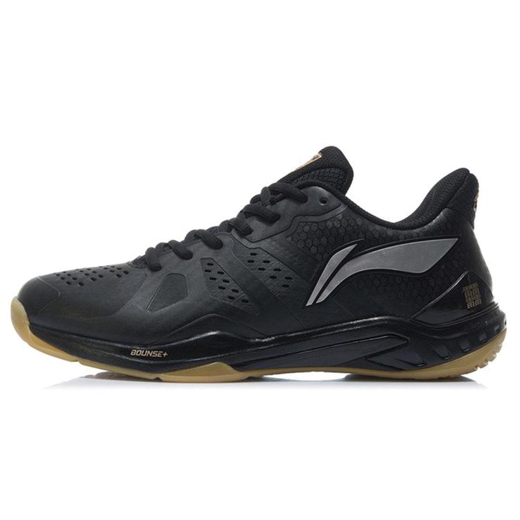 

New LiNing Cloud Thunder Cushioned Slip Resistant Abrasion Resistant Badminton Shoes Men s Black AYAR033-3 40