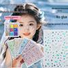 Children's Day Butterfly Fairy Face Stickers: Adhesive-Free, Self-Adhesive Diamond Stickers for Stage Makeup and Concerts