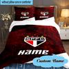 Custom Name SPFC Team Spirit Bedding Set 3pcs, Bedding Set Including 1pc Duvet Cover And 2pcs Pillowcases for Bedroom, Dormitory Gift
