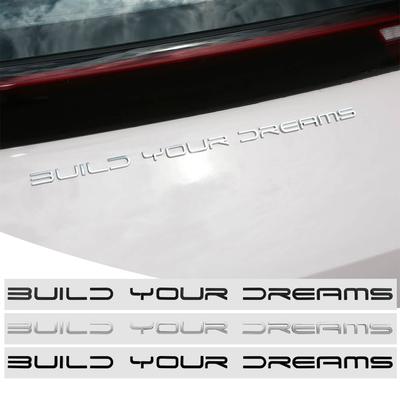For BYD Tang Atto3 Yuan Plus Seal Song Dolphin Sealion ABS Car Styling Decal Auto Rear Trunk Letter Decor Sticker Accessories