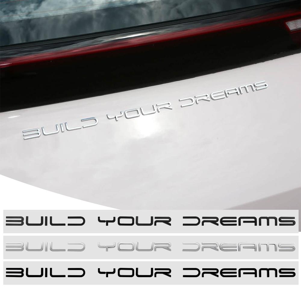 Für BYD Tang Atto3 Yuan Plus Seal Song Dolphin Sealion ABS Auto Styling Aufkleber Auto Heckklappe Buchstaben Dekor Aufkleber Zubehör