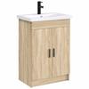 Bathroom Sink Matte Black 61 x 40 x 16.5 cm