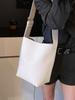 Casual Wide Shoulder Strap Crossbody Bag Women Fashi Versatile Single Shoulder Bags Large Capacity Commuter Bucket Handbags