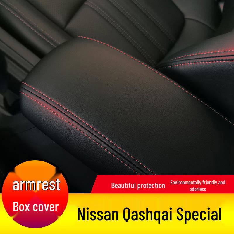 Nissan Qashqai Armrest Box Cover 2008-2025 - Handrest Protective Leather Cover