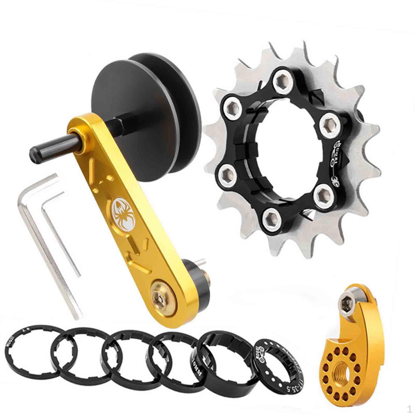

Комплект для переоборудования односкоростного велосипеда, стабилизатор цепи, 16 т, замена маховика, прочный золотой