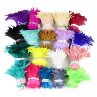 1000 Piezas Plumas Naturales de Faisán Pollo Manualidades Fabricación de Joyería Accesorios para Atar Moscas Plumas de Silla de Gallo Decoración de Boda
