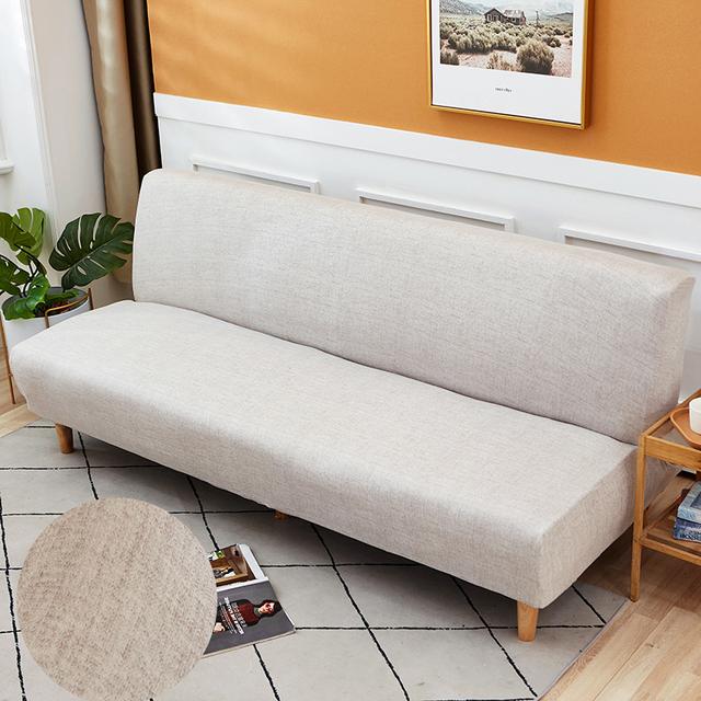 Folding Sofa Furniture Bed Cover Sofa Protective Covers Spandex Stretch Elastic Material Double Chair Cover Slipcovers Living Space Geometric Print