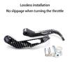 2PCS Motorcycle Handguard Brake Lever Shield Aluminum Secure Installation For Optimal Brake Control & Injury Defense