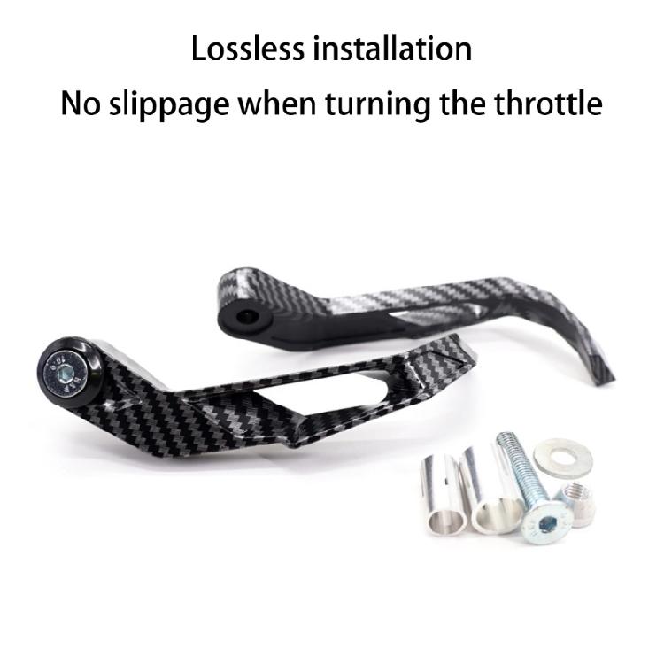 2PCS Motorcycle Handguard Brake Lever Shield Aluminum Secure Installation For Optimal Brake Control & Injury Defense