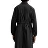 Zara Solid Color Simple Casual Comfortable Lapel Zipper Long Sleeve Mid-Length Coat Men coats Black 7627300-800