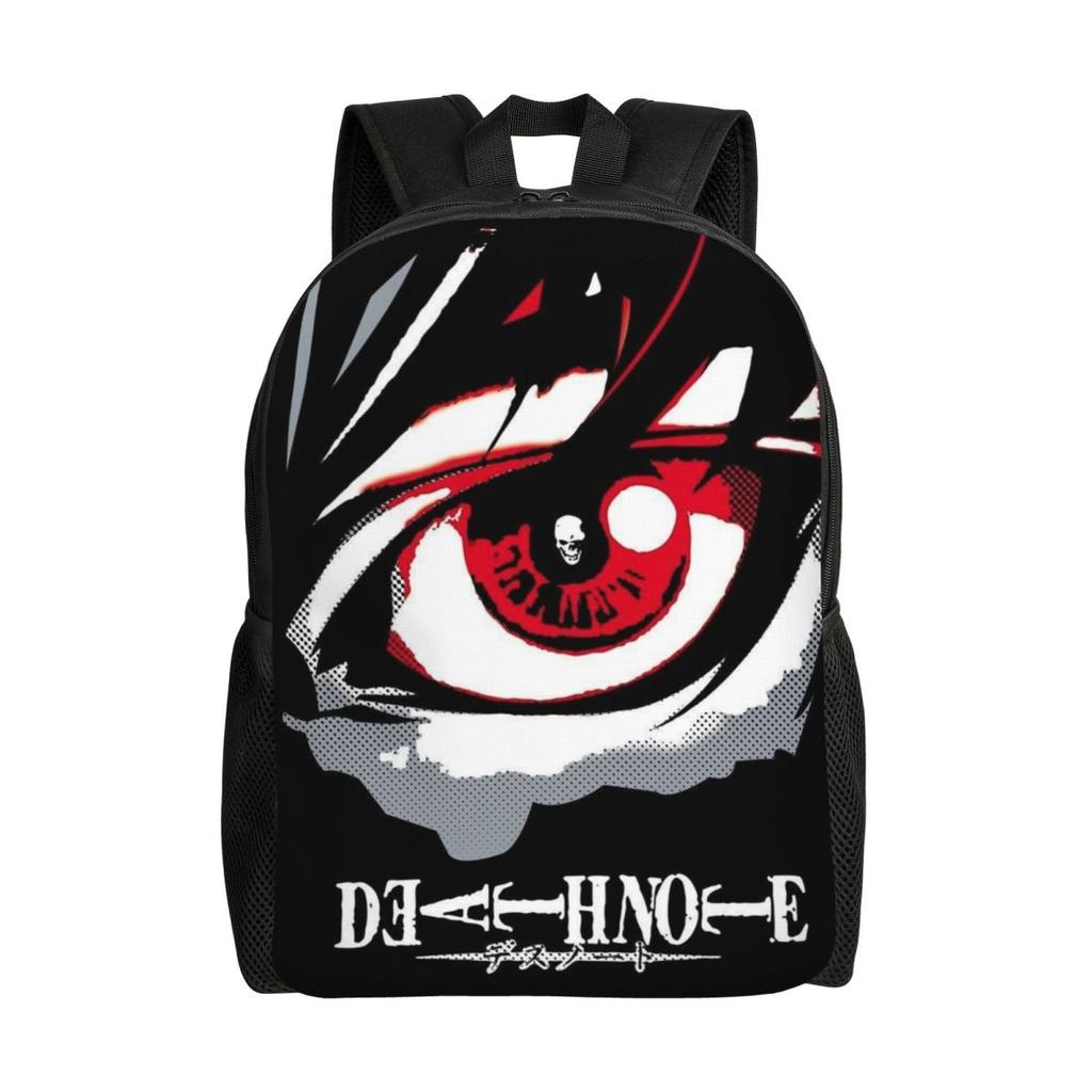 Custom Deathes Anime Note Backpack for Women Men School College Students Bookbag Fits 15 Inch Laptop Bags