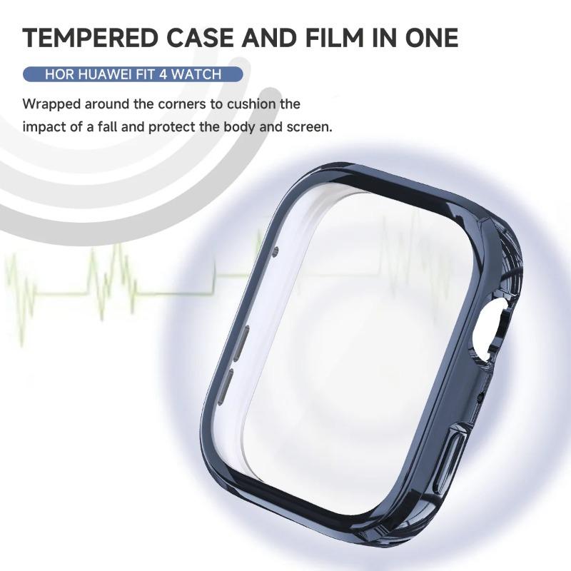 TPU Case For Huawei Watch Fit 4 Full Cover Cases Screen Protector For Huawei Fit 4 Pro Soft Bumper Shell Protection Accessories